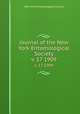 Journal of the New York Entomological Society. v. 17 1909, New York Entomological Society 