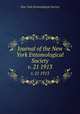 Journal of the New York Entomological Society. v. 21 1913, New York Entomological Society 