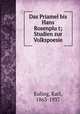 Das Priamel bis Hans Rosenplu?t; Studien zur Volkspoesie, Euling, Karl, 1863-1937 