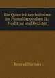 Die Quantitatsverhaltnisse im Polmaklappischen II.: Nachtrag und Register, Konrad Nielsen 