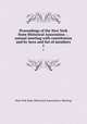 Proceedings of the New York State Historical Association : . annual meeting with constitution and by-laws and list of members. 1, New York State Historical Association. Meeting 