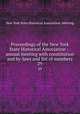 Proceedings of the New York State Historical Association : . annual meeting with constitution and by-laws and list of members. 29, New York State Historical Association. Meeting 