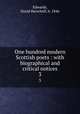 One hundred modern Scottish poets : with biographical and critical notices. 3, Edwards, David Herschell, b. 1846 