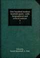 One hundred modern Scottish poets : with biographical and critical notices. 5, Edwards, David Herschell, b. 1846 