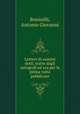 Lettere di uomini dotti, tratte dagli autografi ed ora per la prima volta pubblicate, Bonicelli, Antonio Giovanni 