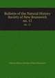 Bulletin of the Natural History Society of New Brunswick. no. 11, Natural History Society of New Brunswick 