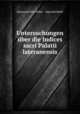 Untersuchungen uber die Iudices sacri Palatii lateranensis., Sigismund Otto Keller , Sigmund Keller 