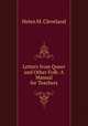 Letters from Queer and Other Folk: A Manual for Teachers, Helen M. Cleveland 