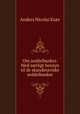 Om seddelbanker. Med s?rligt hensyn til de skandinaviske seddelbanker, Anders Nicolai Kiaer 