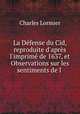 La Defense du Cid, reproduite d