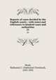 Reports of cases decided by the English courts : with notes and references to kindred cases and authorities. 21, Moak, Nathaniel C. (Nathaniel Cleveland), 1833-1892 