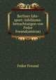 Berliner fahr-sport: Jubilaums-betrachtungen von Fedor Freund(amicus), Fedor Freund 