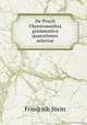 De Procli Chrestomathia grammatica quaestiones selectae, Friedrich Stein 
