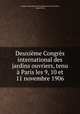 Deuxieme Congres international des jardins ouvriers, tenu a Paris les 9, 10 et 11 novembre 1906, 