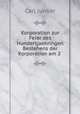 Korporation zur Feier des Hundertjaehringen Bestehens der Korporation am 2 ., Carl Junker 