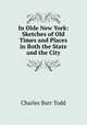 In Olde New York: Sketches of Old Times and Places in Both the State and the City, Charles Burr Todd 