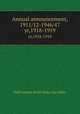 Annual announcement, 1911/12-1946/47. yr,1918-1919, Ebell Society of the Santa Ana Valley 