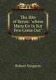 The Bite of Benin: "where Many Go in But Few Come Out", Robert Simpson 