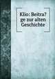 Klio: Beitra?ge zur alten Geschichte, 
