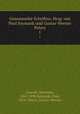 Gesammelte Schriften. Hrsg. von Paul Ssymank und Gustav Werner Peters. 1, Conradi, Hermann, 1862-1890,Ssymank, Paul, 1874-,Peters, Gustav Werner 