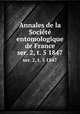 Annales de la Socit entomologique de France. ser. 2, t. 5 1847, 