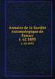 Annales de la Socit entomologique de France. t. 62 1893, 