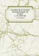 Annales de la Socit entomologique de France. t. 72 1903-04, 