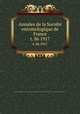 Annales de la Socit entomologique de France. t. 86 1917, 