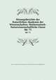 Sitzungsberichte der Kaiserlichen Akademie der Wissenschaften. Mathematisch-Naturwissenschaftliche Classe. Bd. 73, Kaiserl. Akademie der Wissenschaften in Wien. Mathematisch-Naturwissenschaftliche Klasse 