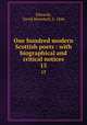 One hundred modern Scottish poets : with biographical and critical notices. 15, Edwards, David Herschell, b. 1846 
