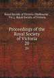 Proceedings of the Royal Society of Victoria. 20, Royal Society of Victoria (Melbourne , Vic.), Royal Society of Victoria 