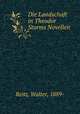 Die Landschaft in Theodor Storms Novellen, Reitz, Walter, 1889- 