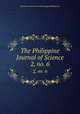 The Philippine Journal of Science. 2, no. 6, Institute of Science and Technology (Philippines) 