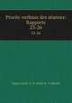 Procs-verbaux des sances: Rapports. 23-26, Lajnat ?if? al Athar al-?Arabiyah 