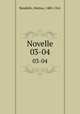 Novelle. 03-04, Bandello, Matteo, 1485-1561 