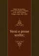 Versi e prose scelte;, Baldi, Bernardino, 1553-1617,Ugolini, Filippo, 1793-1865,Polidori, Filippo Luigi, 1801-1865 