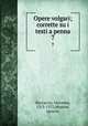 Opere volgari; corrette su i testi a penna. 7, Boccaccio, Giovanni, 1313-1375,Moutier, Ignazio 