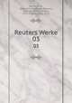 Reuters Werke. 03, Reuter, Fritz, 1810-1874,Seelmann, Wilhelm, 1849-,Borchling, Conrad, 1872-1946,Brandes, Ernst 