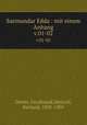 Saemundar Edda : mit einem Anhang. v.01-02, Detter, Ferdinand,Heinzel, Richard, 1838-1905 