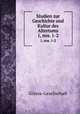 Studien zur Geschichte und Kultur des Altertums. 1, nos. 1-2, Gorres-Gesellschaft 