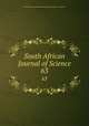 South African Journal of Science. 63, South African Association for the Advancement of Science 