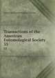 Transactions of the American Entomological Society. 33, American Entomological Society 