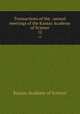 Transactions of the . annual meetings of the Kansas Academy of Science. 12, Kansas Academy of Science 