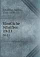 Smtliche Schriften. 20-21, Schilling, Gustav, 1766-1839 