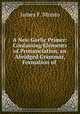 A New Gaelic Primer: Containing Elements of Pronunciation, an Abridged Grammar, Formation of ., James F. Munro 