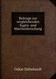 Beitrage zur vergleichenden Sagen- und Marchenforschung, Oskar Dahnhardt 