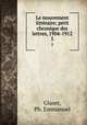 Le mouvement littraire; petit chronique des lettres, 1904-1912. 5, Glaser, Ph. Emmanuel 