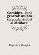 Considera iuni generale asupra terenului arabil al Moldovei, Eugeniu N. Giurgea 