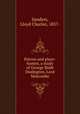 Patron and place-hunter, a study of George Bubb Dodington, Lord Melcombe, Sanders, Lloyd Charles, 1857- 