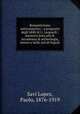 Romanticismo antiromantico : a proposito degli Idilli di G. Leopardi ; memoria letta alla R. Accademia di archeologia, lettere e belle arti di Napoli, Savi Lopez, Paolo, 1876-1919 